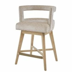Best Sale ✔️ Madison Park Crimson 180 Degree Swivel Counter Stool Cream 🎁 -Madison Park Sales unnamed file 763