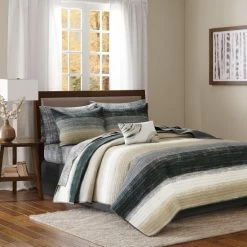 Best Pirce 🎁 Madison Park Essentials Barret Coverlet Set With Cotton Bed Sheets Aqua ⭐ -Madison Park Sales unnamed file 777