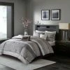 New 👍 Madison Park Melody 7 Piece Jacquard Comforter Set Grey/taupe 🔔 -Madison Park Sales unnamed file 78