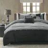 Hot Sale ⌛ Madison Park Westbrook Grey 7-piece Comforter Set 😀