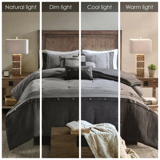 Hot Sale β Madison Park Westbrook Grey 7-piece Comforter Set π 5 Hot Sale β Madison Park Westbrook Grey 7-piece Comforter Set π - Image 3