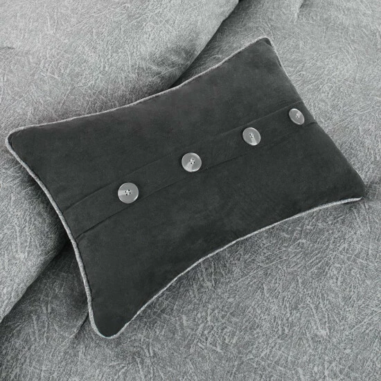 Hot Sale β Madison Park Westbrook Grey 7-piece Comforter Set π 6 Hot Sale β Madison Park Westbrook Grey 7-piece Comforter Set π - Image 4