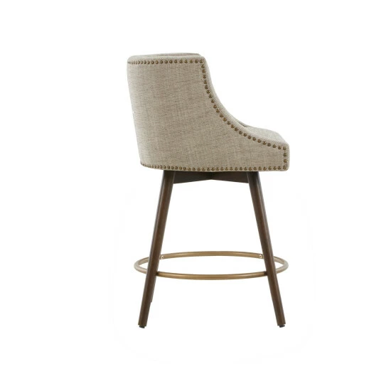 Brand new ๐ Madison Park Quarry Swivel Counter Stool Beige Multi ๐งจ 6 Brand new ๐ Madison Park Quarry Swivel Counter Stool Beige Multi ๐งจ - Image 4
