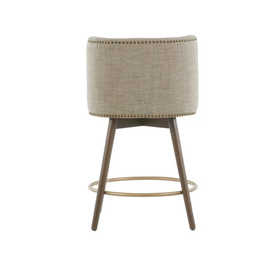 Brand new ๐ Madison Park Quarry Swivel Counter Stool Beige Multi ๐งจ 7 Brand new ๐ Madison Park Quarry Swivel Counter Stool Beige Multi ๐งจ - Image 5