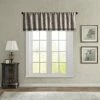 Deals 💯 Madison Park Whitman Jacquard Valance - 50 X 18 Blue/brown 🎁