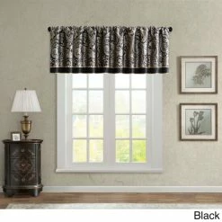 Deals 💯 Madison Park Whitman Jacquard Valance - 50 X 18 Blue/brown 🎁 -Madison Park Sales unnamed file 886