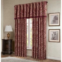 Deals 💯 Madison Park Whitman Jacquard Valance - 50 X 18 Blue/brown 🎁 -Madison Park Sales unnamed file 891
