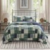 Discount ✔️ Madison Park Heavenly Reversible Printed Coverlet Set Green / Navy 🎉 -Madison Park Sales unnamed file 894