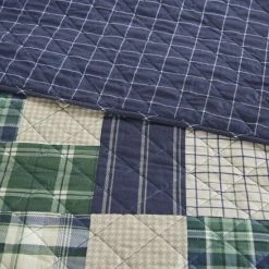 Discount ✔️ Madison Park Heavenly Reversible Printed Coverlet Set Green / Navy 🎉 -Madison Park Sales unnamed file 898