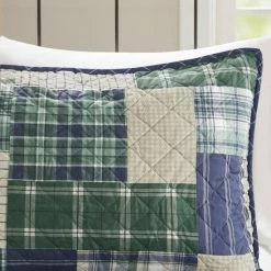 Discount ✔️ Madison Park Heavenly Reversible Printed Coverlet Set Green / Navy 🎉 -Madison Park Sales unnamed file 900