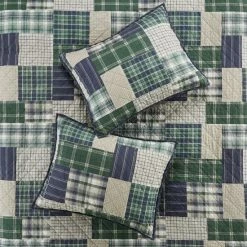 Discount ✔️ Madison Park Heavenly Reversible Printed Coverlet Set Green / Navy 🎉 -Madison Park Sales unnamed file 902