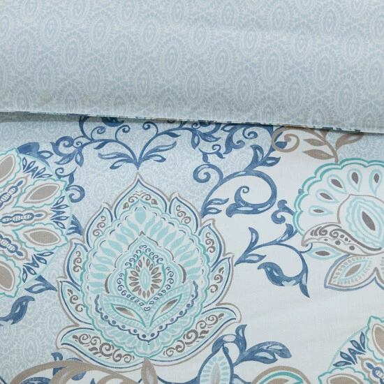 Best Pirce โญ Madison Park Loleta Cotton Printed Duvet Cover Set Blue ๐ 9 Best Pirce โญ Madison Park Loleta Cotton Printed Duvet Cover Set Blue ๐ - Image 7