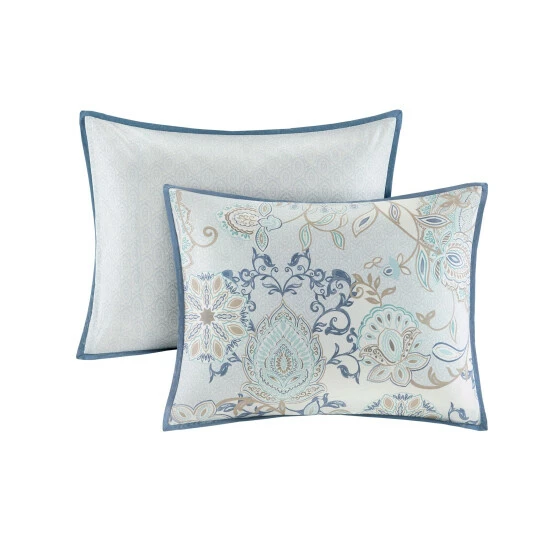 Best Pirce โญ Madison Park Loleta Cotton Printed Duvet Cover Set Blue ๐ 10 Best Pirce โญ Madison Park Loleta Cotton Printed Duvet Cover Set Blue ๐ - Image 8