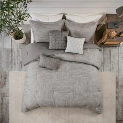 Budget 😉 Madison Park Clayton 7 Piece Printed Seersucker Comforter Set Navy 🔥 -Madison Park Sales unnamed file 964