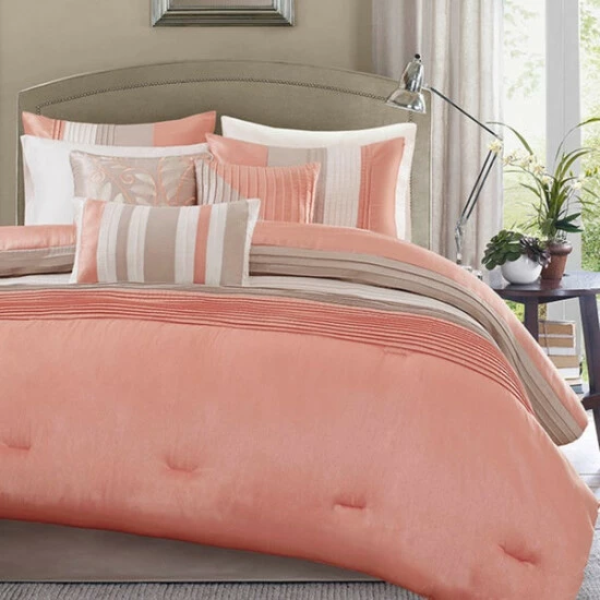 Wholesale ๐ Madison Park Olympia 7-piece Coral Comforter Set ๐คฉ 3 Wholesale ๐ Madison Park Olympia 7-piece Coral Comforter Set ๐คฉ