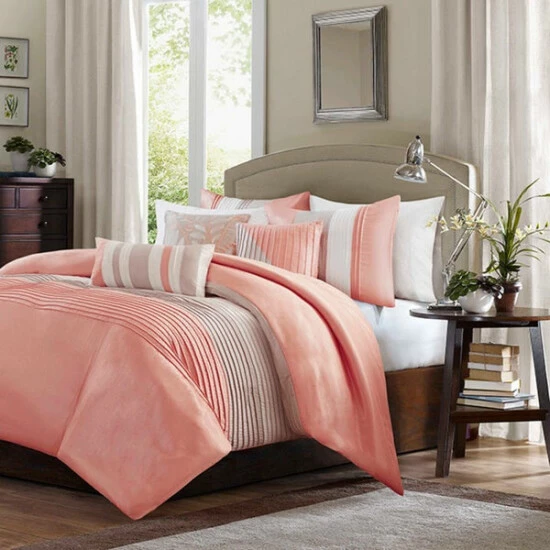 Wholesale ๐ Madison Park Olympia 7-piece Coral Comforter Set ๐คฉ 4 Wholesale ๐ Madison Park Olympia 7-piece Coral Comforter Set ๐คฉ - Image 2
