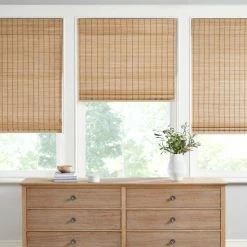 Best reviews of 👍 Madison Park Oakley Bamboo Light Filtering Roman Shade Natural 👍 -Madison Park Sales unnamed file 996